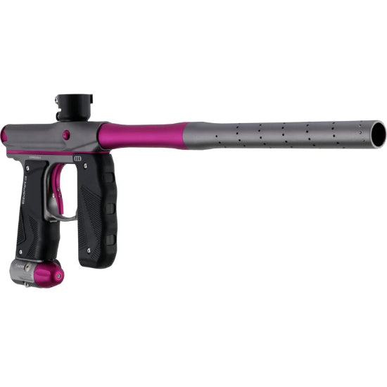 Empire MINI GS Paintball Gun w/2 Piece Barrel Kit - Dust Grey/Pink