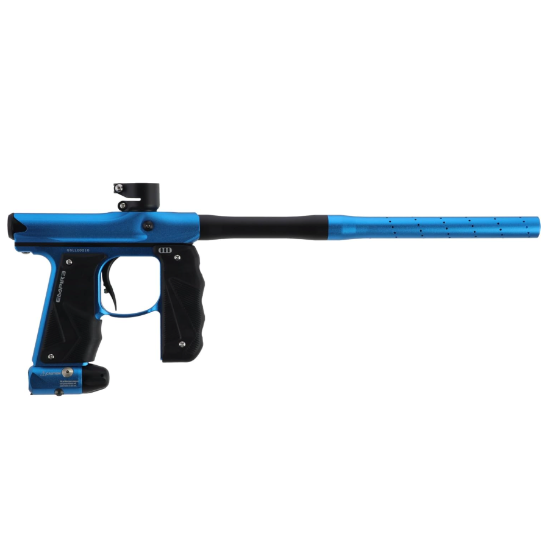 Empire MINI GS Paintball Gun w/2 Piece Barrel Kit - Dust Blue/Black