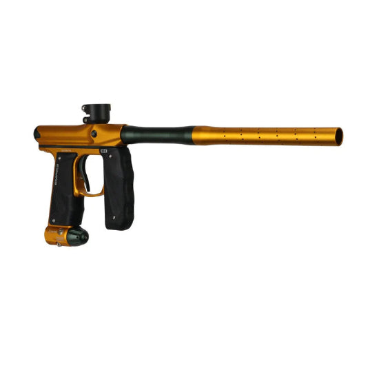 Empire MINI GS Paintball Gun w/2 Piece Barrel Kit - Dust Honey Gold/Dust Pine Green