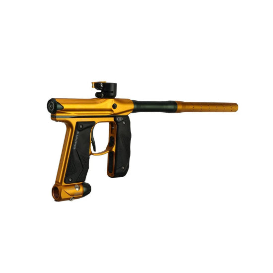 Empire MINI GS Paintball Gun w/2 Piece Barrel Kit - Dust Honey Gold/Dust Pine Green