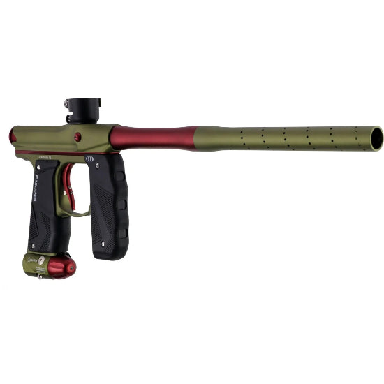 Empire MINI GS Paintball Gun w/2 Piece Barrel Kit - Dust Olive/Red