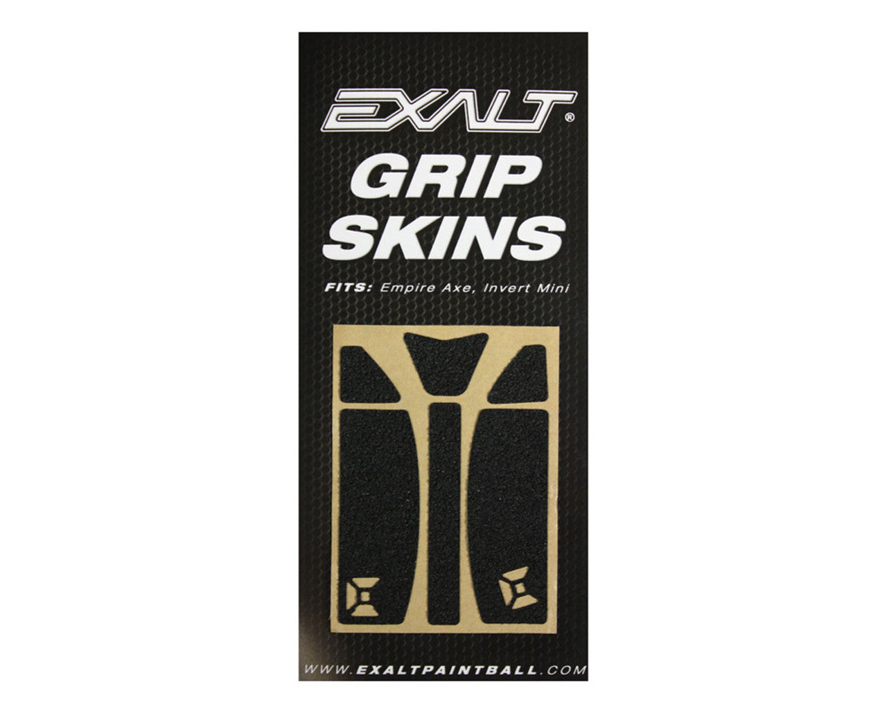 Exalt Empire AXE/MINI Paintball Gun Grip Skins - Black (UB23)