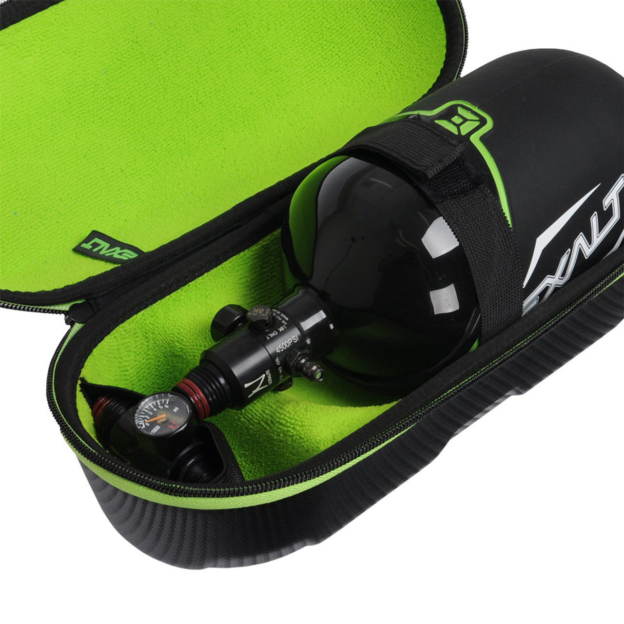 Exalt Tank Case - CF Black/Lime