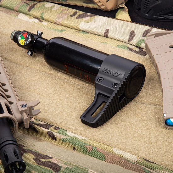 Exalt Mini Clamping Tank Butt Stock (Fits most 2" Diameter) - Black