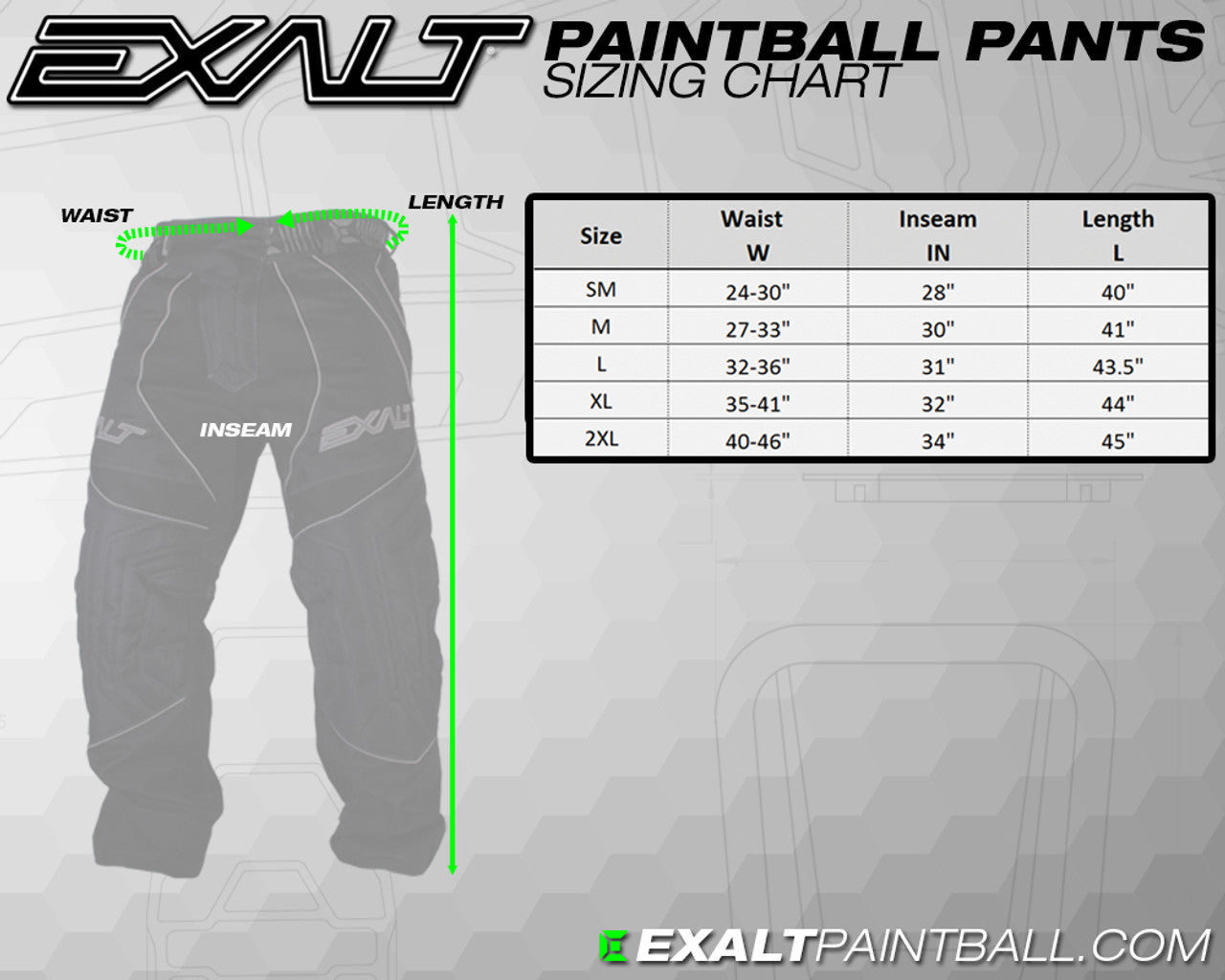 Exalt T4 Paintball Pants - Black