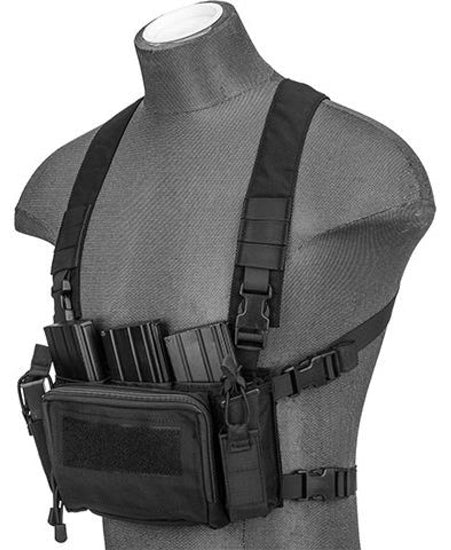 G-Force Airsoft Minimalist Tactical Chest Rig - Black