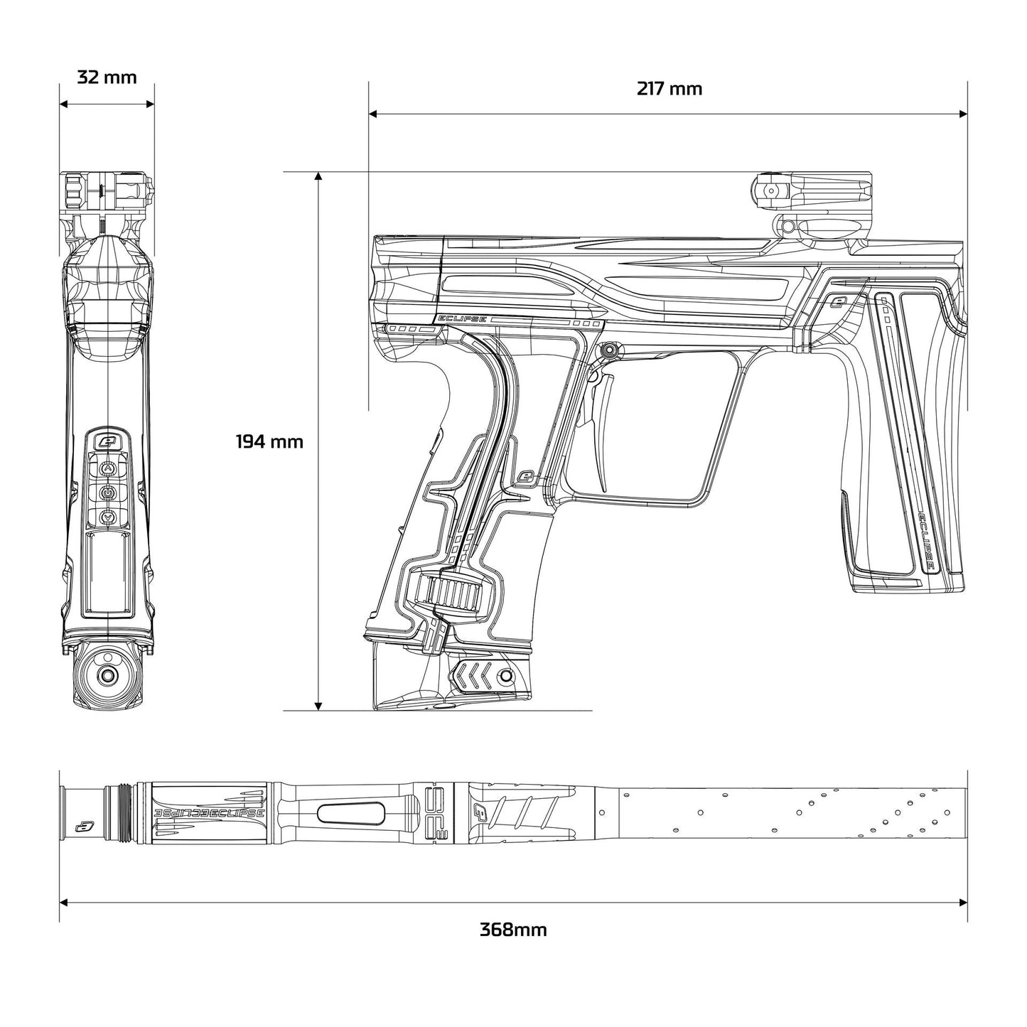 Planet Eclipse GEO R5 Paintball Gun