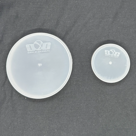 GXG Paintball Hauler Caddy Cap / Lid Set (Large & Small) - Clear