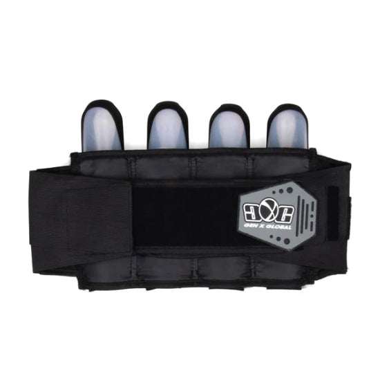 GXG 4 Pod Deluxe Vertical Paintball Harness Black