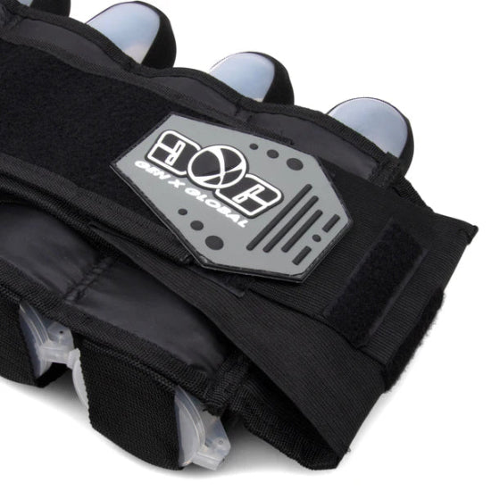 GXG 4 Pod Deluxe Vertical Paintball Harness Black