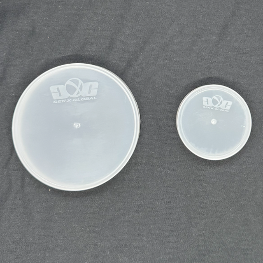 GXG Paintball Hauler Caddy Cap/Lid Set (Large & Small) - Clear
