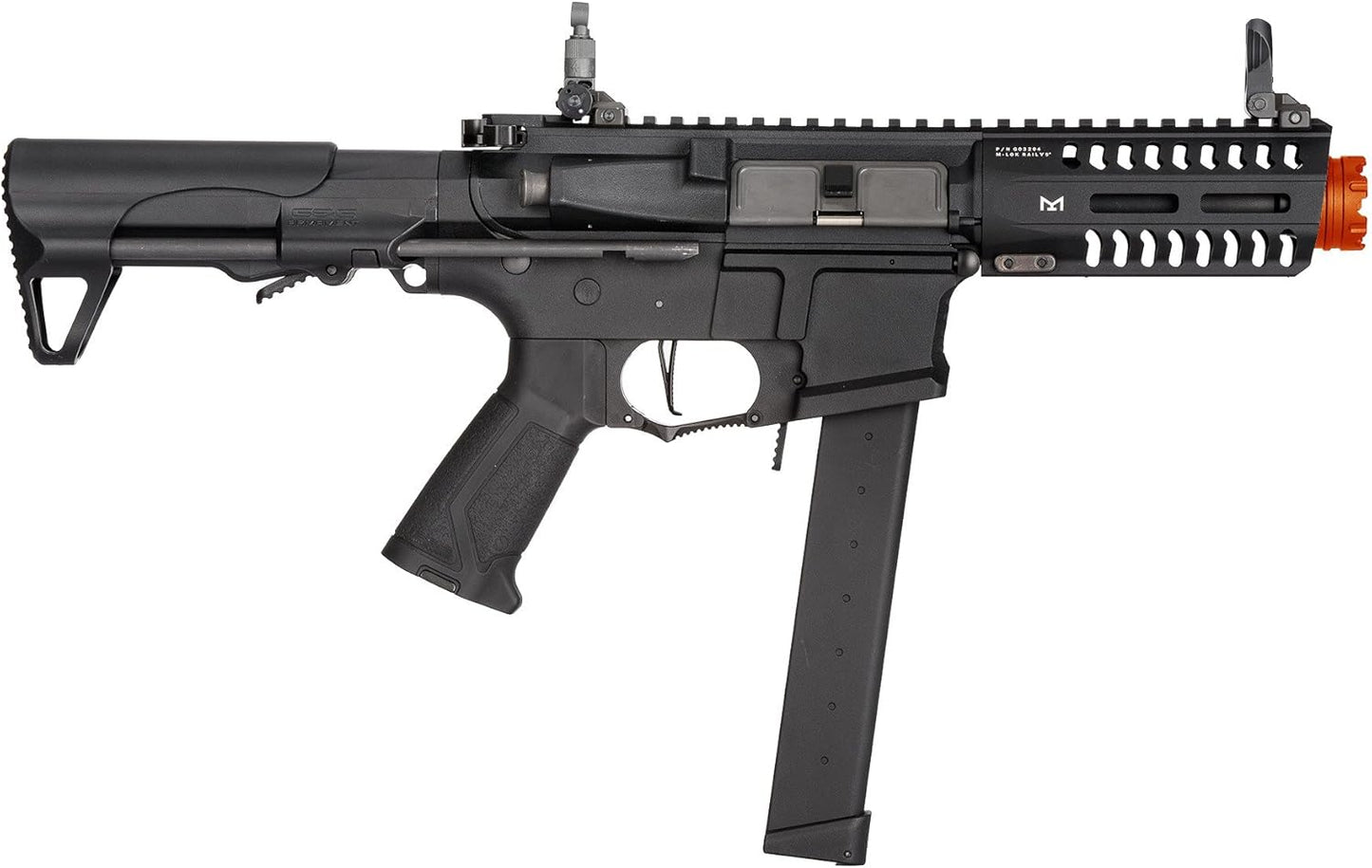 G&G Armament ARP9 CQB AEG Airsoft Rifle Combo (Battery/Charger included) - Black