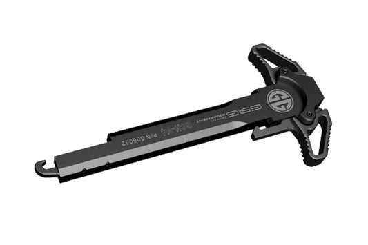 G&G Armament Airsoft AEG M4 / GR16 GCH-V4 Ambidextrous Charging Handle (Raptor Style) - Black (GG06-08)