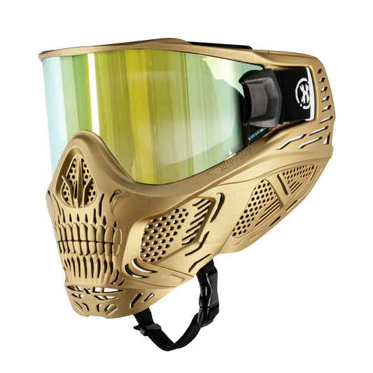 HK Army HSTL SKULL Thermal Goggle System - Metallic Gold w/Gold Lens