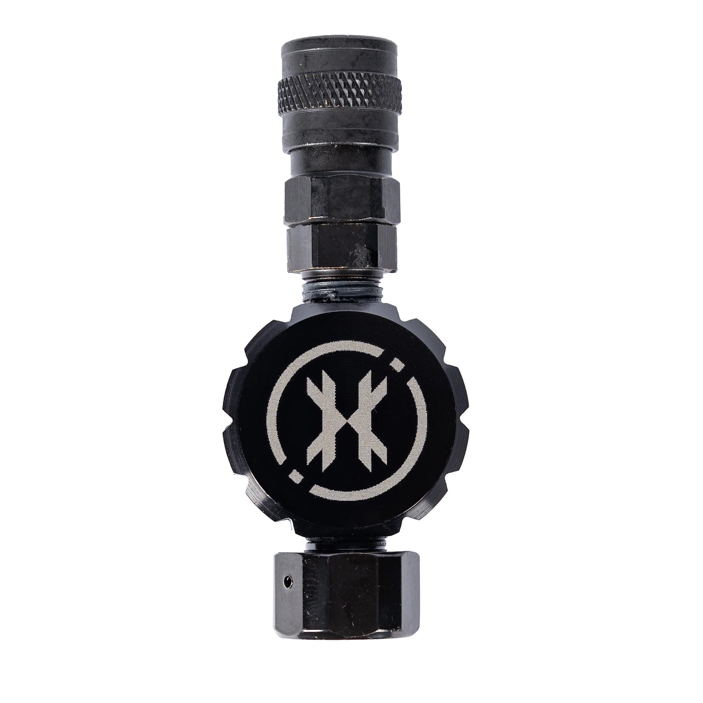 HK Army Hostile Airsoft XLP HPA Adjustable Tank Regulator (Side Port Quick-Disconnect)