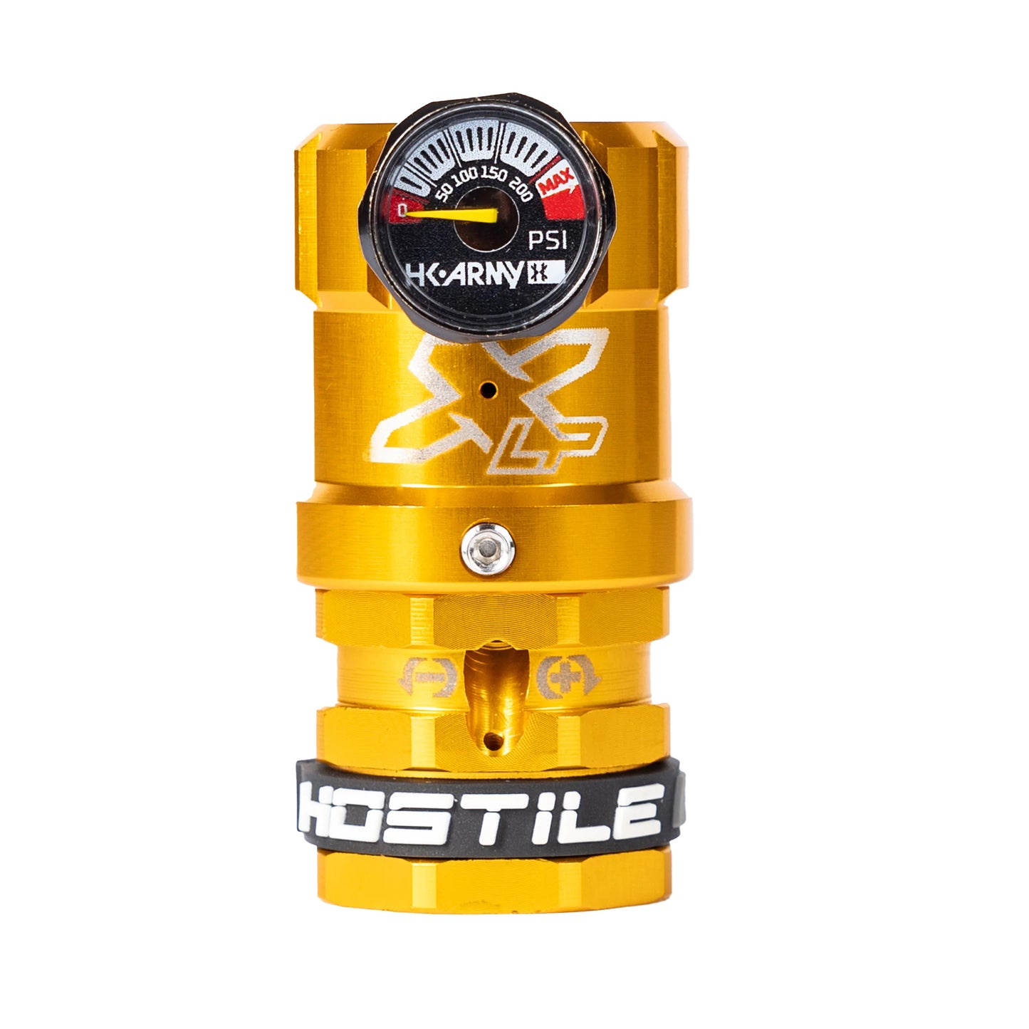 HK Army Hostile Airsoft XLP HPA Adjustable Tank Regulator (Side Port Quick-Disconnect)