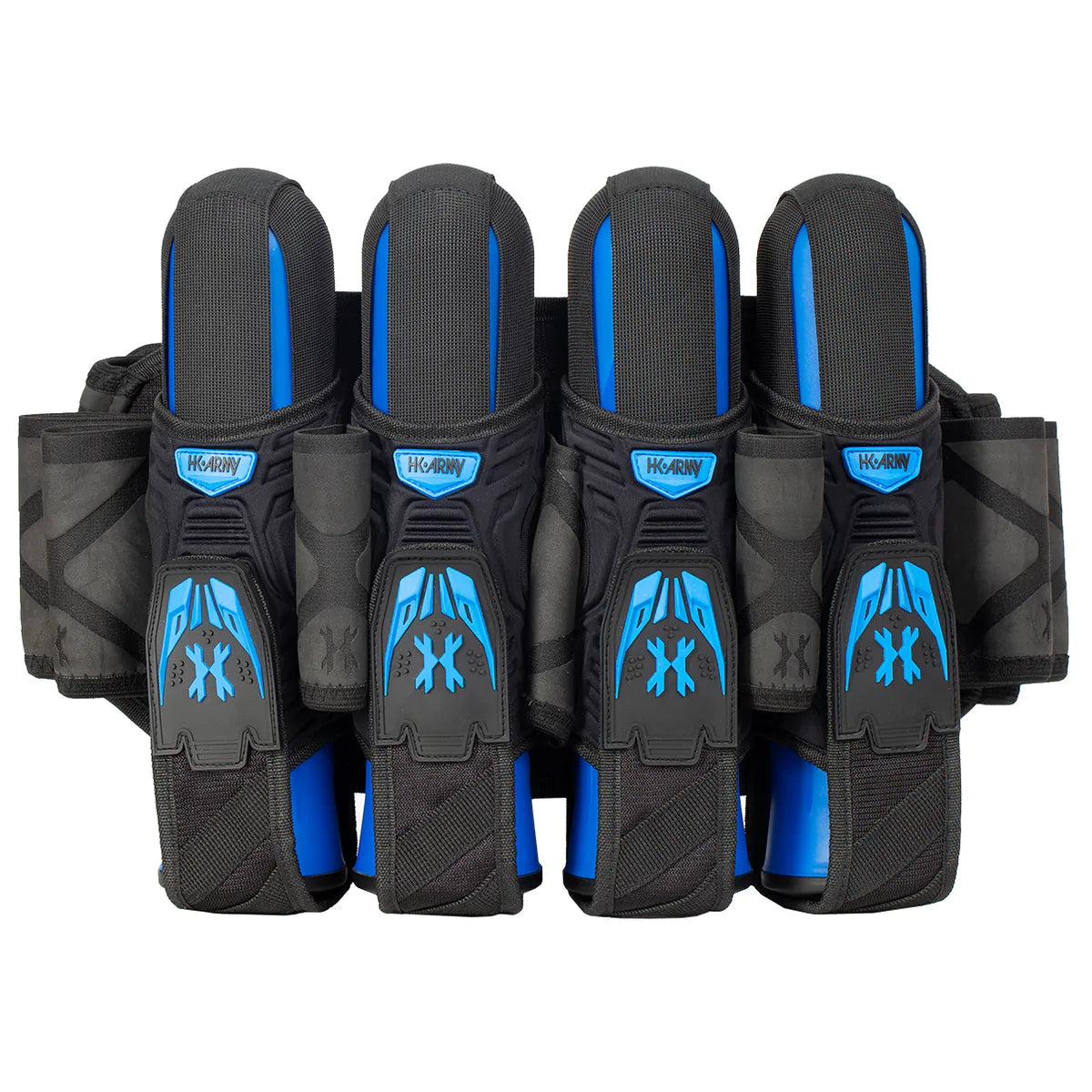 HK Army Magtek Paintball Pod Harness - Black/Blue 4+3