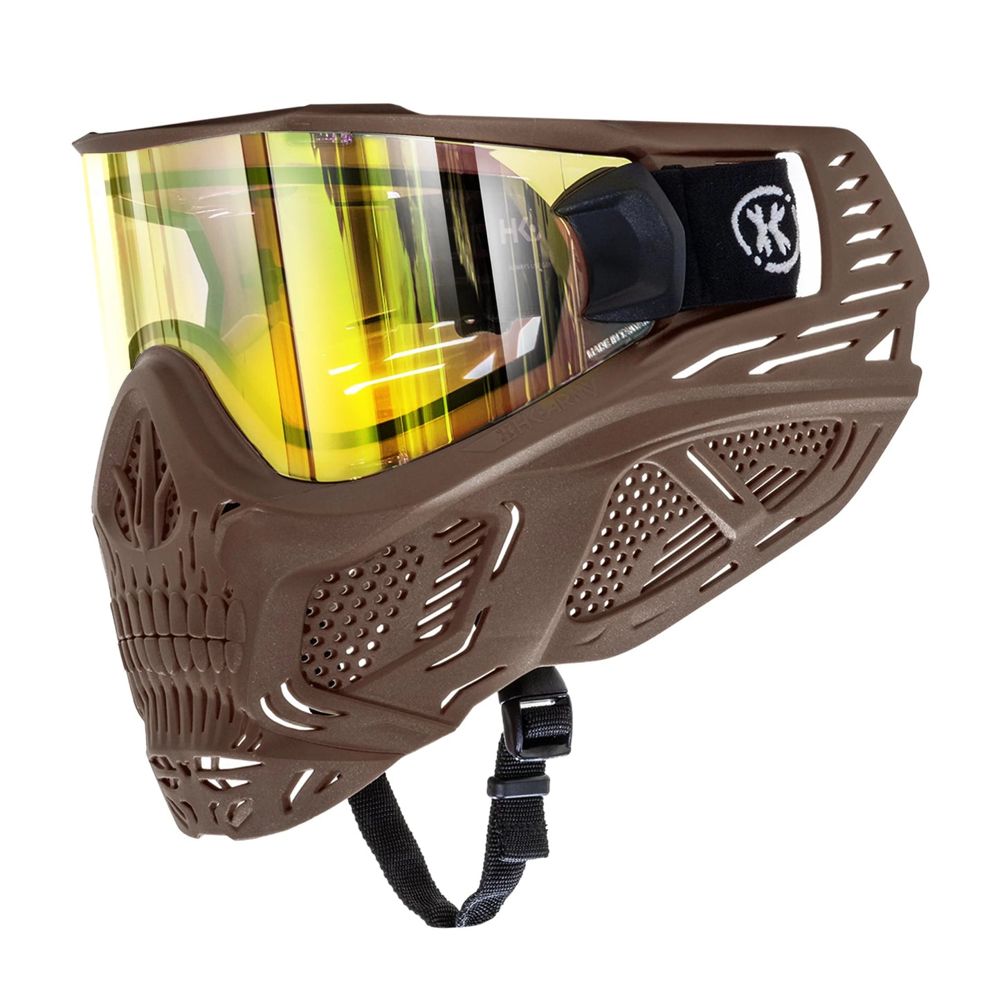 HK Army HSTL SKULL Thermal Goggle System - Tan w/Gold Lens (Sandman)