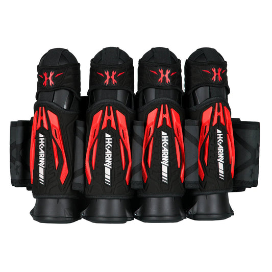 HK Army Zero G 2.0 Pro Strapless Paintball Pod Harness - Red 4+3