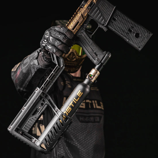 HK Army Alpha Air 15ci 4500psi Compressed Air Tank (Bottle Only) - Phantom (Black/White)