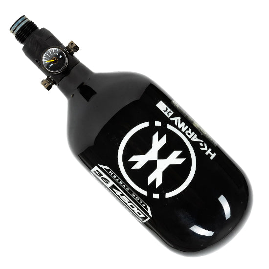 HK Army Aerolite 36ci 4500psi Extra-Lite Compressed Air Tank w/Standard Regulator - ICON Black