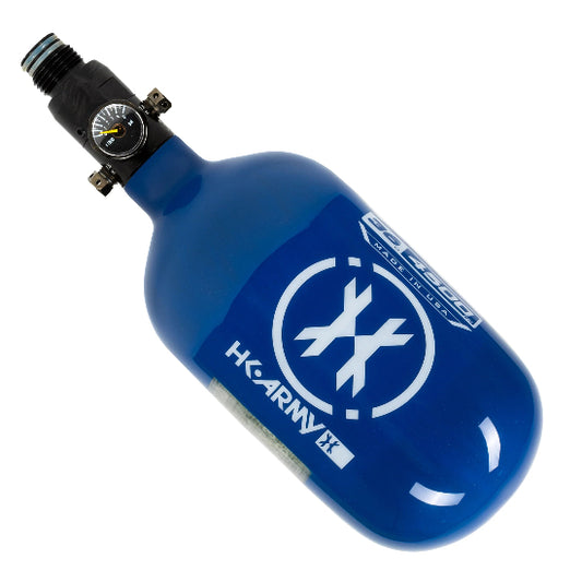 HK Army Aerolite 36ci 4500psi Extra-Lite Compressed Air Tank w/Standard Regulator - ICON Blue