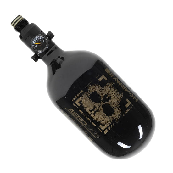 HK Army Aerolite 36ci 4500psi Extra-Lite Compressed Air Tank w/Standard Regulator - Doom Gold
