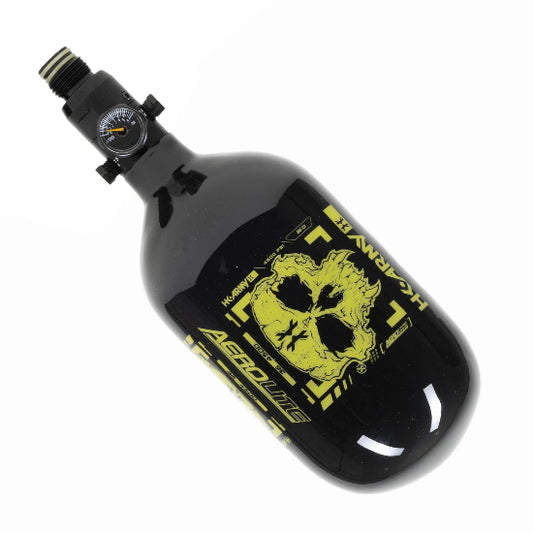 HK Army Aerolite 36ci 4500psi Extra-Lite Compressed Air Tank w/Standard Regulator - Doom Neon Green