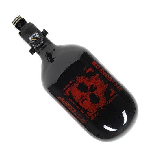 HK Army Aerolite 36ci 4500psi Extra-Lite Compressed Air Tank w/Standard Regulator - Doom Red