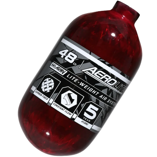 HK Army Aerolite 48ci 4500psi Compressed Air Tank (Bottle Only) - Red