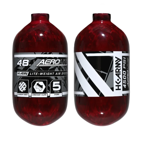 HK Army Aerolite 48ci 4500psi Compressed Air Tank (Bottle Only) - Red
