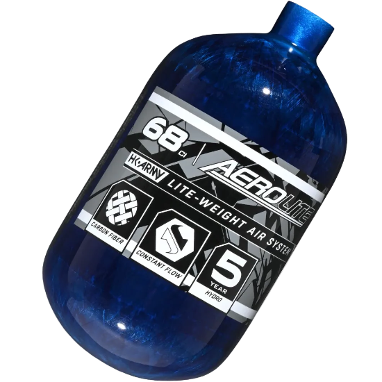 HK Army Aerolite 68ci 4500psi Compressed Air Tank (Bottle Only) - Blue