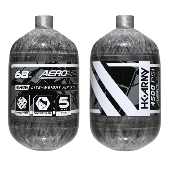 HK Army Aerolite 68ci 4500psi Compressed Air Tank (Bottle Only) - Clear