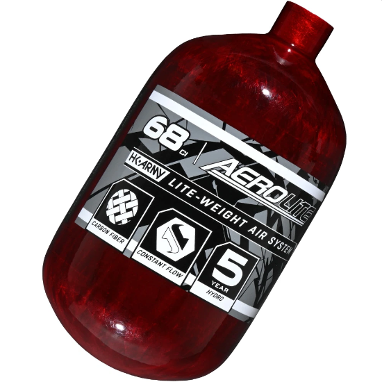 HK Army Aerolite 68ci 4500psi Compressed Air Tank (Bottle Only) - Red