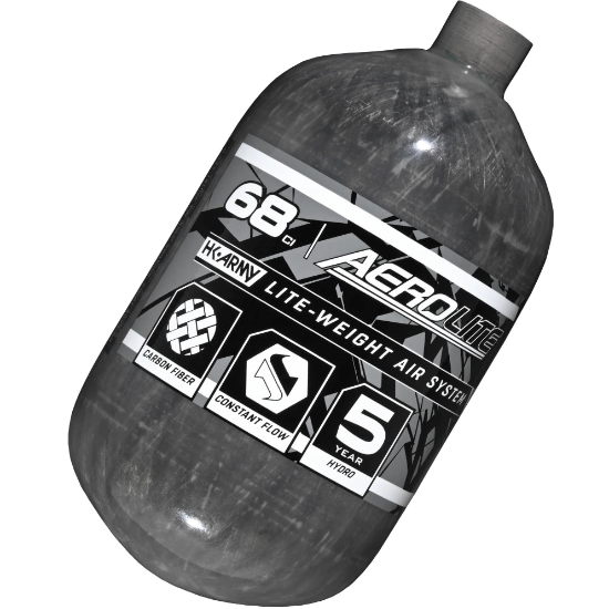 HK Army Aerolite 68ci 4500psi Compressed Air Tank (Bottle Only) - Smoke