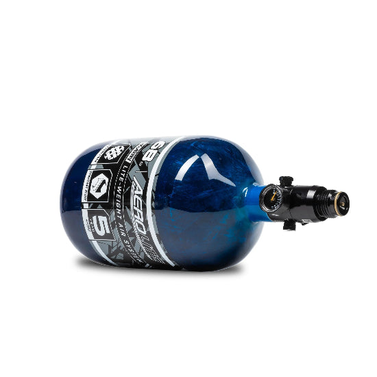 HK Army Aerolite 68ci 4500psi Compressed Air Tank w/Standard Regulator - Blue