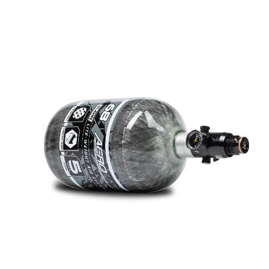 HK Army Aerolite 68ci 4500psi Compressed Air Tank w/Standard Regulator - Clear