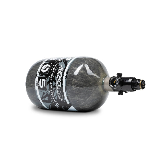 HK Army Aerolite 68ci 4500psi Compressed Air Tank w/Standard Regulator - Smoke