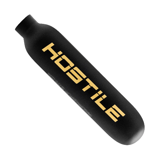 HK Army Alpha Air 15ci 4500psi Compressed Air Tank (Bottle Only) - Prestige (Black/Gold)