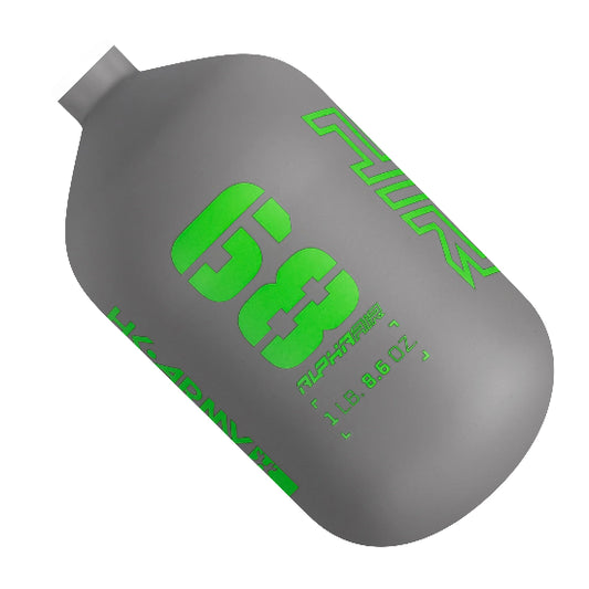 HK Army Alpha Air 68ci 4500psi Compressed Air Tank (Bottle Only) - Toxic (Grey/Neon)