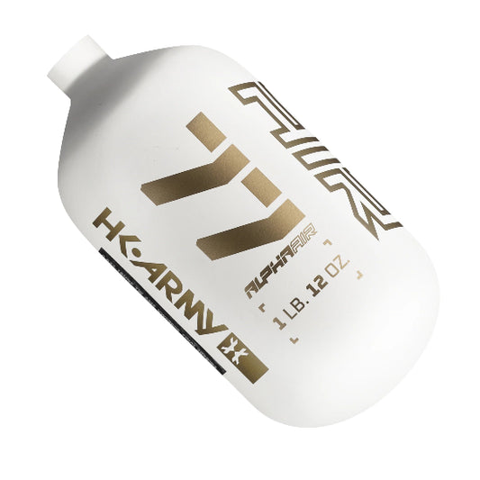 HK Army Alpha Air 77ci 4500psi Compressed Air Tank (Bottle Only) - Summit (White/Gold)