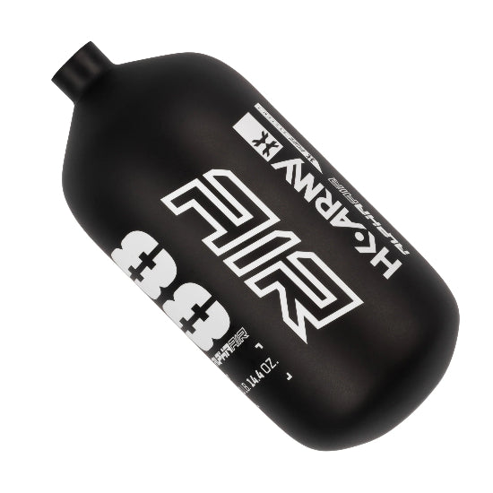 HK Army Alpha Air 88ci 4500psi Compressed Air Tank (Bottle Only) - Shadow (Black/White)
