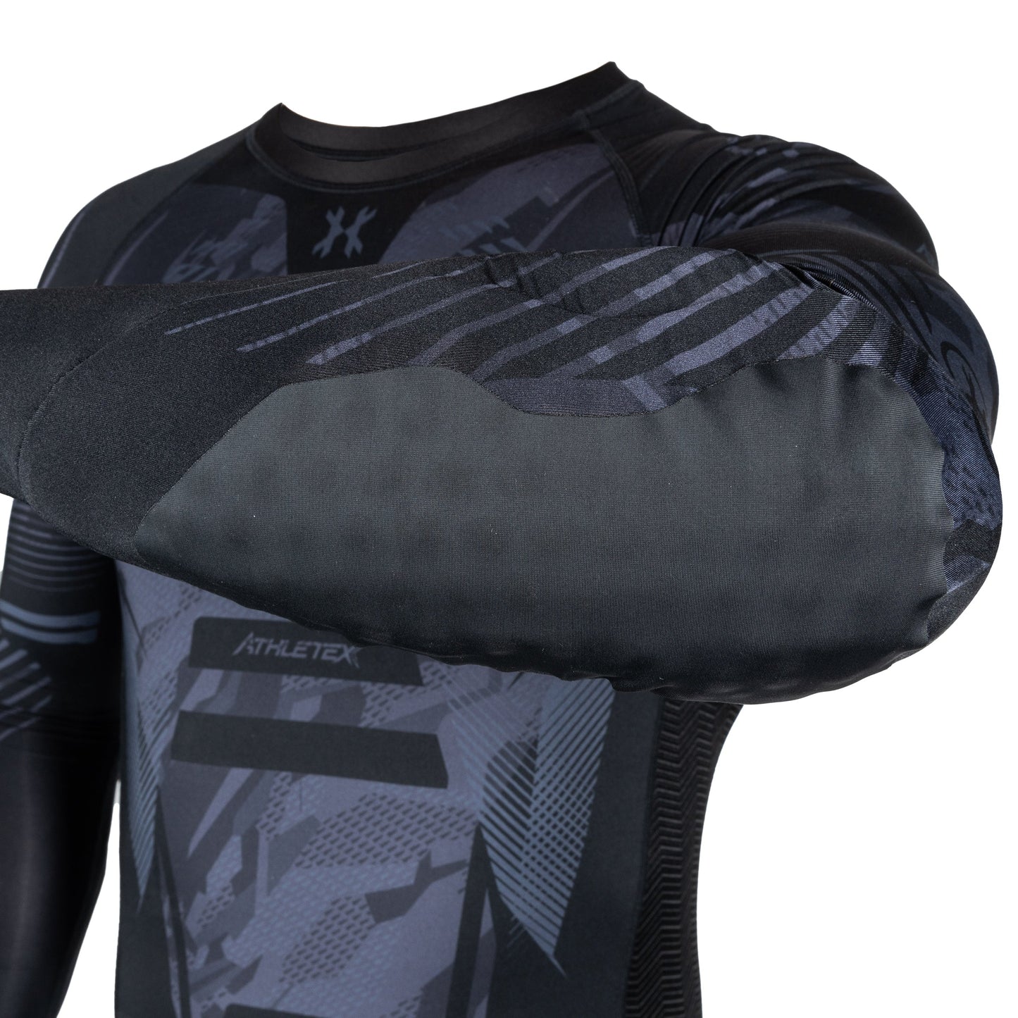 HK Army CTX Compression Padded Shirt - Black/Grey