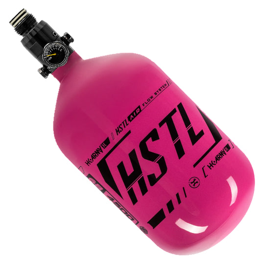 HK Army HSTL 68ci 4500psi Compressed Air Tank w/Standard Regulator - Neon Pink