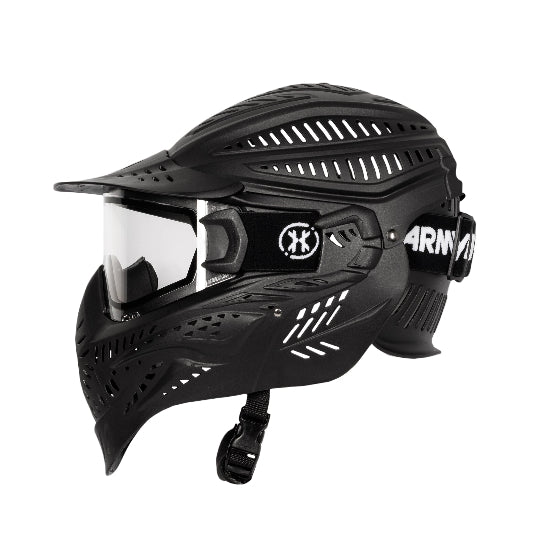 HK Army HSTL Full Headguard Thermal Goggle - Black w/Clear Lens