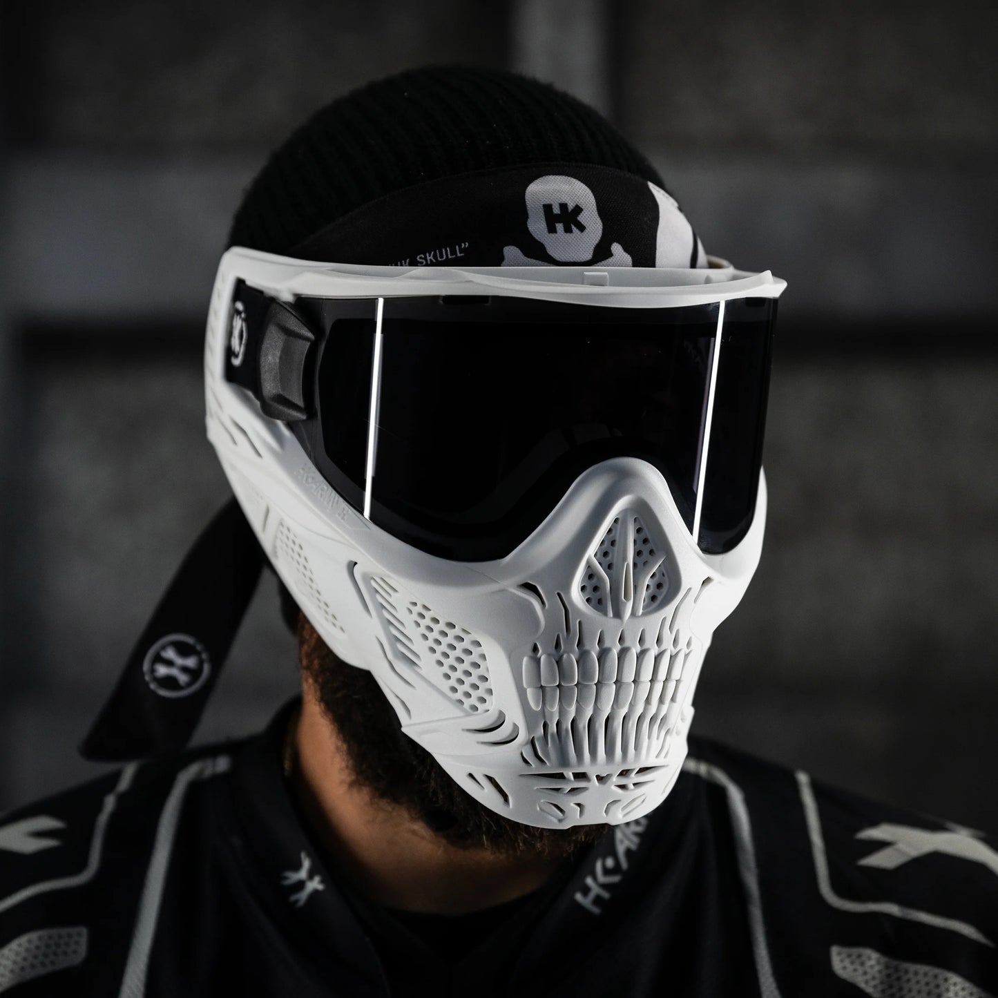 HK Army HSTL SKULL Thermal Goggle System - GHOST White w/Smoke Lens
