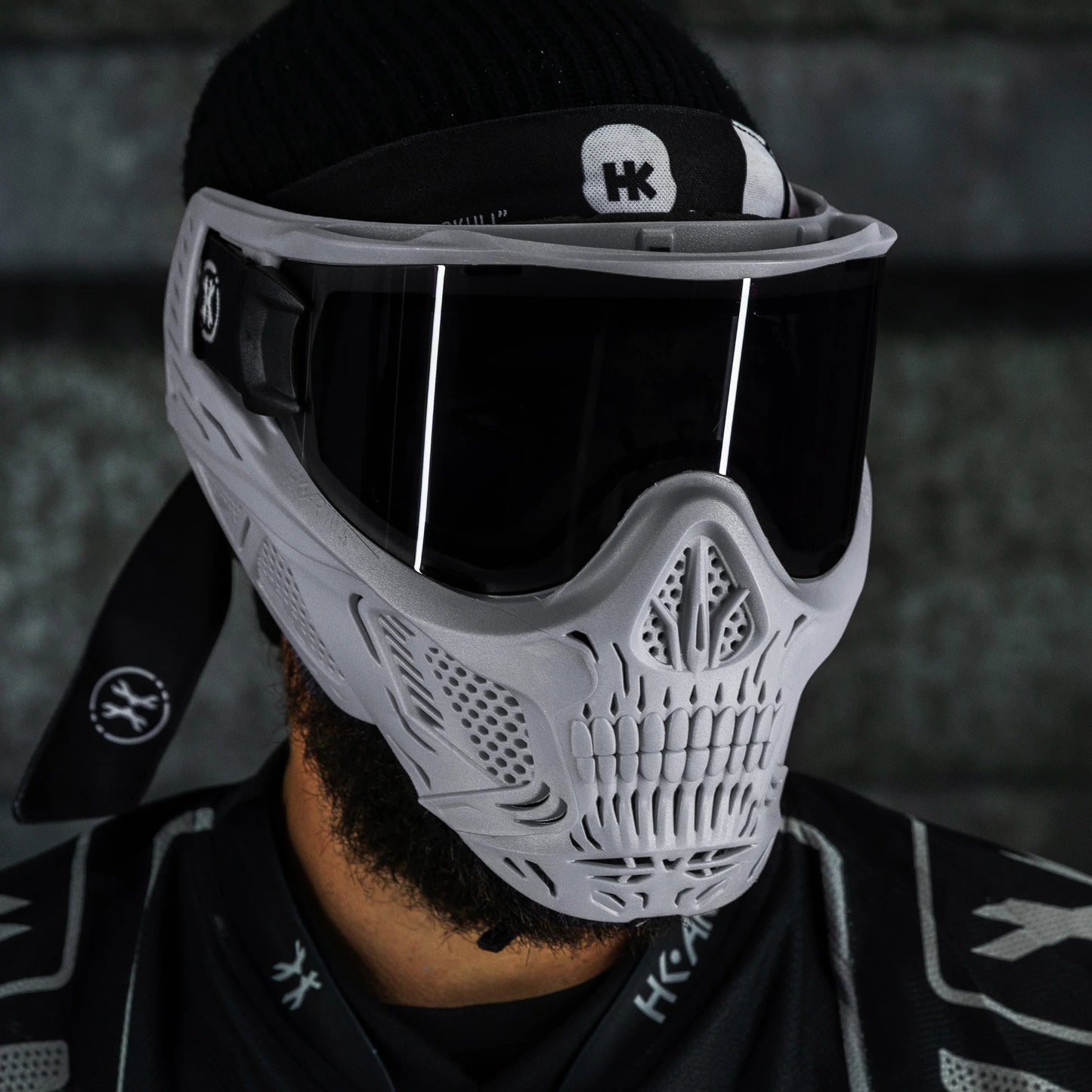HK Army HSTL SKULL Thermal Goggle System - TOMBSTONE Grey w/Smoke Lens