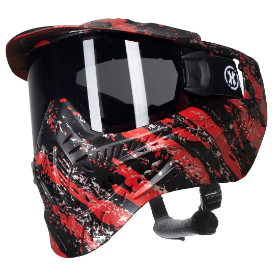 HK Army HSTL Thermal Goggle System Fracture Black/Red with Smoke Lens