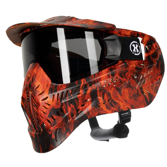 HK Army HSTL Thermal Goggle System Fracture Red Flame with Smoke Lens
