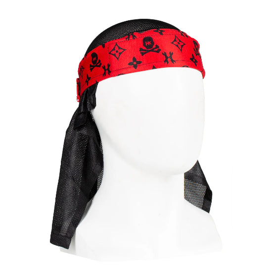 HK Army Headwrap - Monogram Red/Black